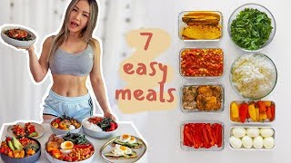 7 Healthy Meals Under 30 Mins 🥗Budget Meal Prep Challenge [upl. by Amaryllis668]