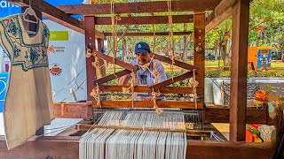 51 AÑOS TRABAJANDO EL TELAR Un lindo regalo de su padre Artesano de PÁTZCUARO [upl. by Varin]