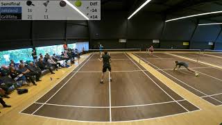 2021 Racketlon World Championship  Morten Jaksland v Leon Griffiths  SemiFinal  Full Match [upl. by Botzow]