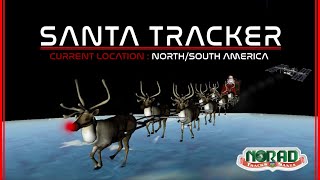 NOW DELIVERING in NORTH AMERICA  NORAD Santa Tracker 2023 [upl. by Farica]