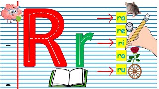 Aprende la consonante quotRquotquotrquot y las sílabas Aprende a leer y escribir 📝 [upl. by Gurtner]