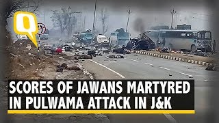 Pulwama Attack At Least 40 CRPF Jawans Martyred Modi Govt Assures ‘Strong Reply’  The Quint [upl. by Tommi847]