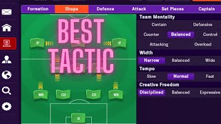 FM24 Mobile Best Tactic To Use [upl. by Dammahom]