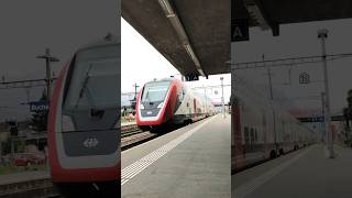 SBBCFFFFS Schweizerische Bundesbahnen Zug nach Zürich in Buchs SG Bahnhof [upl. by Suirauqed694]