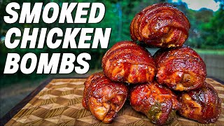 Smoked Chicken Bombs RecipeThese Are AMAZING  Ash Kickin BBQ [upl. by Essex]