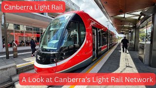 Canberra Light Rail Vlog 1 A Look at Canberras Light Rail System [upl. by Whitford]