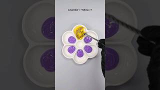 Lavender VS random ColorsASMR color mixing 🎨 satisfying colormixing mixedcolors [upl. by Irtimed]