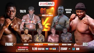 🛑Direct  Arène Nationale  Combats Franc vs Bombardier Talfa vs Youssou Ndour avec Jambaar [upl. by Ecnahc456]