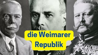 Was geschah in der Weimarer Republik  19201923 [upl. by Newmark189]