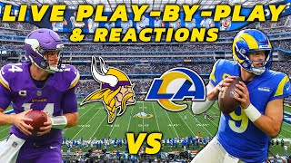 Minnesota Vikings vs Los Angeles Rams  Live PlayByPlay amp Reactions [upl. by Daggett]