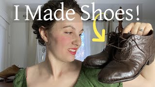 I Made Shoes  Beginner Shoemaking Tips and Tools [upl. by Ortrud628]