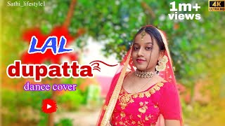 Lal Dupatta Cover Dance  Mujhse Shaadi Karogi  Alka Yagnik amp Udit Narayan  Sathilifestyle1 [upl. by Nahama]