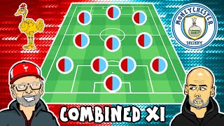 LIVERPOOL vs MAN CITY Combined XI [upl. by Malonis]