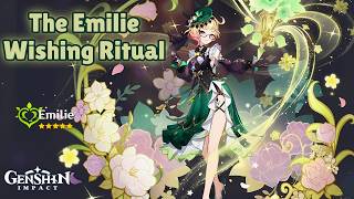 THE ULTIMATE EMILIE WISHING CATALYST RITUAL  Emilie Banner Pulls  Genshin Impact [upl. by Johann894]