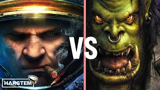 StarCraft II vs WarCraft III New mod [upl. by Atnuahsal]