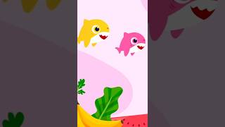 Fruit Baby Shark shorts nurseryrhymes babyshark childrensongs kidssong babysongs pinkfong [upl. by Annayhs]