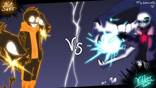 FanWiki sans vs Killer sans stick nodes [upl. by Uuge407]