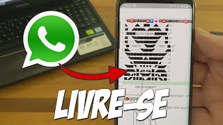 TRAVA ZAP COMO DESTRAVAR WHATSAPP COM MENSAGEM NO ANDROID E IOS IPHONE MÃ‰TODO QUE FUNCIONA [upl. by Nichols868]