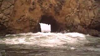 Keyhole Arch Pfeiffer BeachBig Sur CA [upl. by Ganny]