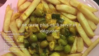 Poulet frites façon tajine [upl. by Eceer]