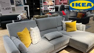 IKEA SOFA COUCHES SECTIONALS AND SLEEPER SOFAS IN STORE WALKING winter sale 2023 [upl. by Crisey]