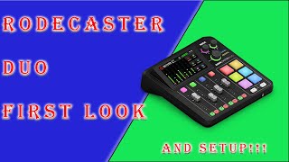 RODECASTER DUO initial look and setup [upl. by Dorahs604]