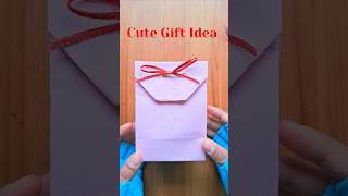 CUTE Gift Bag II Easy Paper Bag II Craft for Christmas shorts shortsvideo ytshorts [upl. by Hasty]