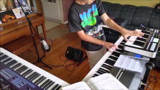 Rick Wakeman  Excerpts from The Six Wives of Henry VIII Live Cover [upl. by Nonnag]