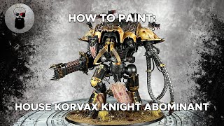 Contrast How to Paint House Korvax Knight Abominant [upl. by Repohtsirhc791]