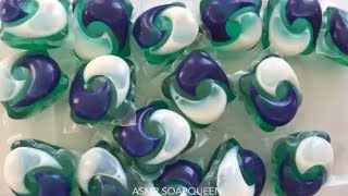 Tide Pod cutting and popping Mixing like art ASMR [upl. by Agnesse]