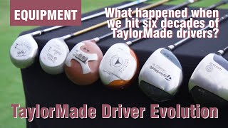 What happened when we hit six decades of TaylorMade drivers from the Original One to the SIM [upl. by Tristan]