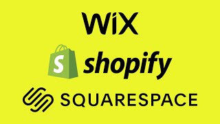 Wix vs Shopify vs Squarespace 2023 — Which is Best [upl. by Lief]