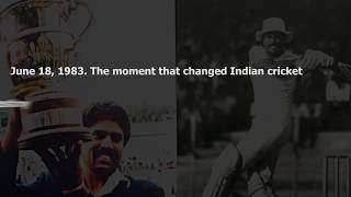 Tunbridge Wells da jawab nahin Where Kapil Dev changed Indian cricket forever [upl. by Rosalie]