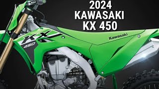 All New Kawasaki KX450 2024 This New Features [upl. by Sherline]