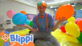 Blippi Visits Kids Time Indoor Playground  Learn Colors for Kids  Educational Videos for Toddlers [upl. by Sonya]