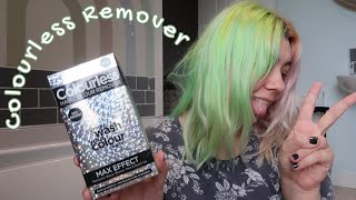 colourless hair colour remover on green hair [upl. by Aray973]