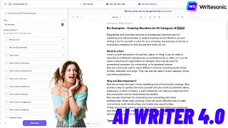 Revolutionary AI Article Writer 40 Write SEOOptimized Articles in Seconds [upl. by Ybor]