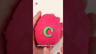 🔠How To Make Play Doh ABC Surprise Eggs🥚shorts diyvideos [upl. by Rollet]