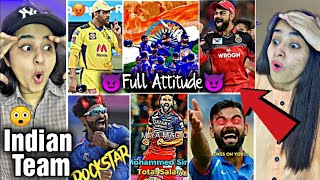 Pakistani Reaction On Indian Cricketers Dangerous Attitude Videos🔥😈 Indian Team Angry Moments😡🤬 [upl. by Adnilra]