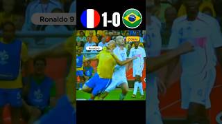 France vs Brazil World Cup 2006 football youtube shorts ronaldo zidane ronaldinho [upl. by Nitsew445]