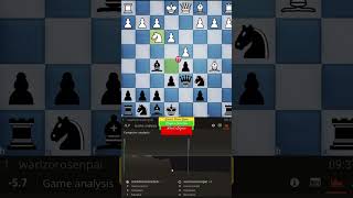 1Nc3 can be refuted easy chigorin chess miniature youtube shorts rapid black tactics [upl. by Eads948]