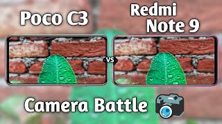 Poco C3 vs Redmi Note 9 Camera Test [upl. by Wendeline]