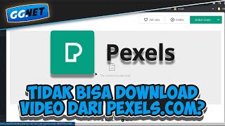 Cara Mengatasi Tidak Bisa Download Video Dari Pexelscom [upl. by Naujit]