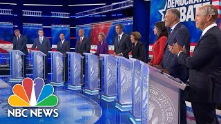 Watch Highlights From Round 1 Of The First Democratic Debate  NBC News [upl. by Eelyak]