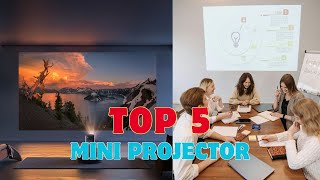 Top 5 Mini Portable Projectors [upl. by Ambrosane]