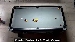 Charlot Desira vs Tonio Cassar  UPM Challenger Series 2  Round 1 [upl. by Nosreip487]