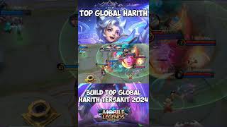 🔴BEST BUILD amp EMBLEM HARIT H JUNGLER TERSAKIT 2024‼️TOP GLOBAL HARITH‼️ [upl. by Aissatsan]