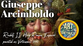 Giuseppe Arcimboldo  Rudolf II Holy Roman Emperor painted as Vertumnus 1591 [upl. by Blanchard]