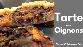 TARTE aux DEUX OIGNONS Tous en cuisine avec Seb [upl. by Innavoij]