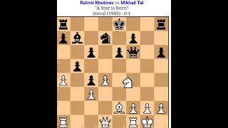 Mikhail Tal Vs Ratmir kholmov Tal best chess game Tal chess game [upl. by Lieberman]